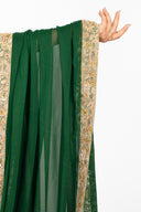 Emerald Chiffon Easy-Drape Saree