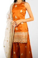 Amber Harmony Mandala Suit and Dupatta