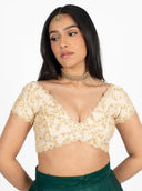 Cream Amira Handwork Blouse