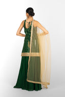 Emerald Amethyst Suit and Dupatta