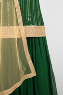 Emerald Amethyst Suit and Dupatta