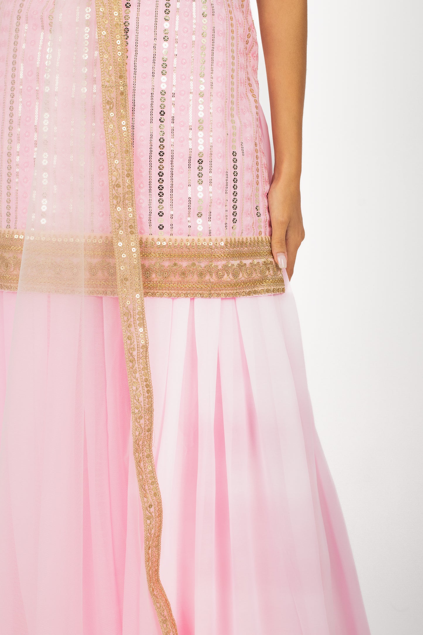 Pink Amethyst Suit and Dupatta