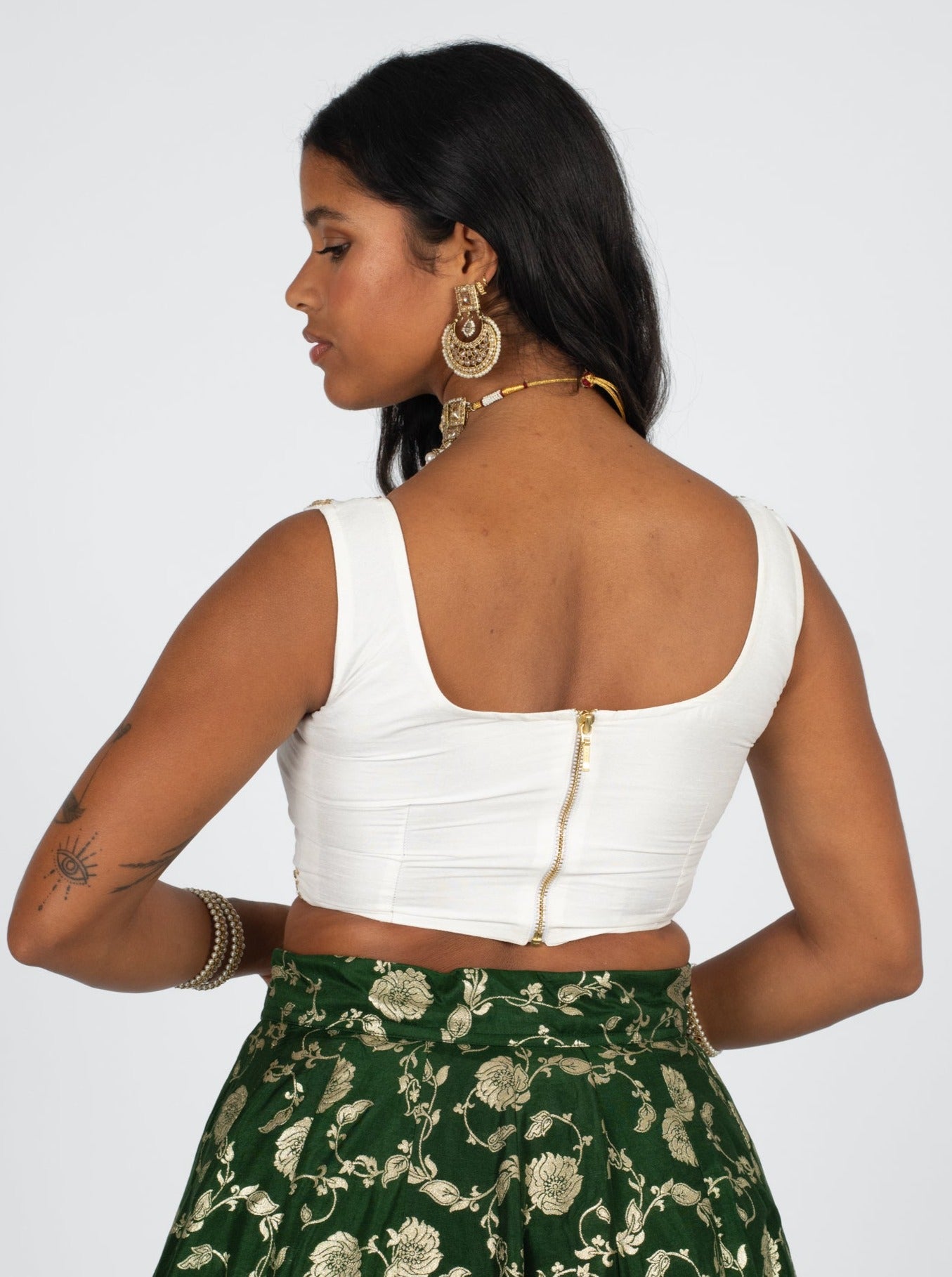 White Aaeena Blouse