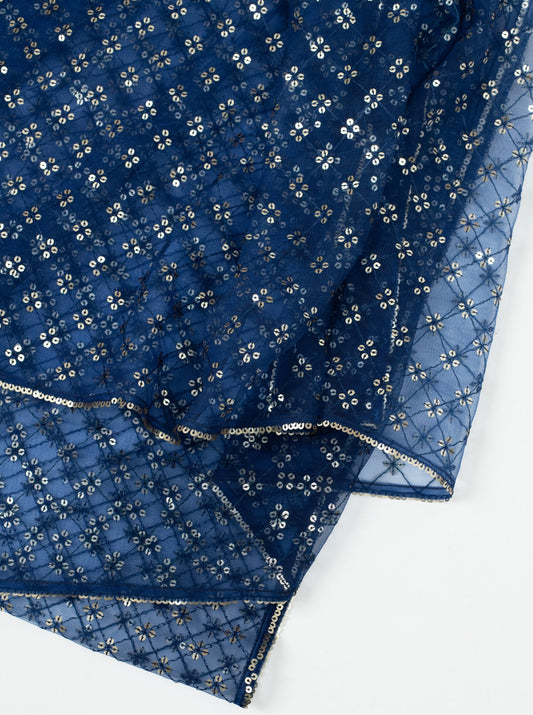Navy Tara Dupatta