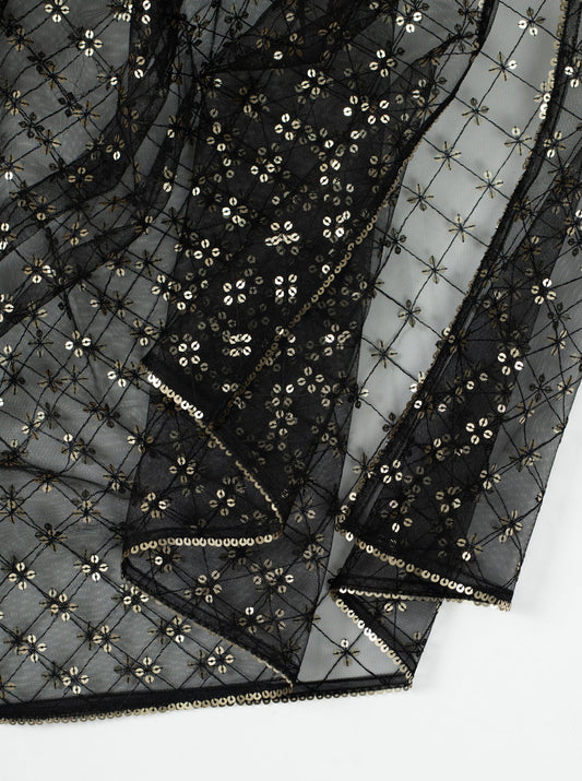 Black Tara Dupatta