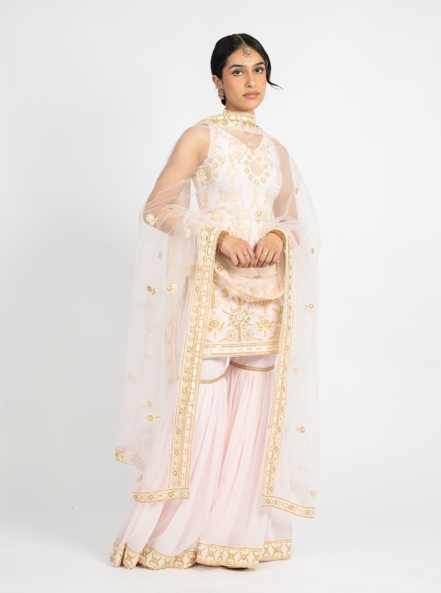 Pink Paravi Dupatta