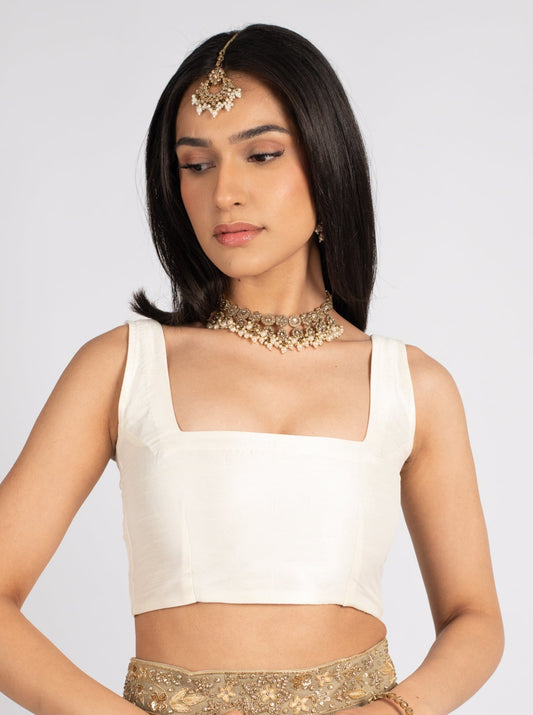 Cream Diya Blouse