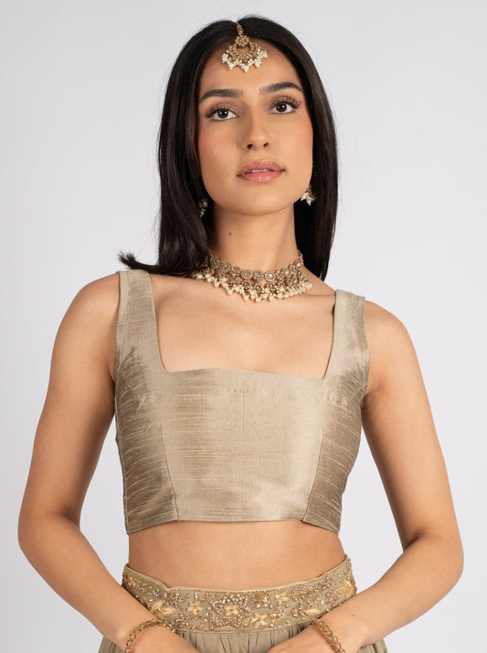 Taupe Diya Blouse