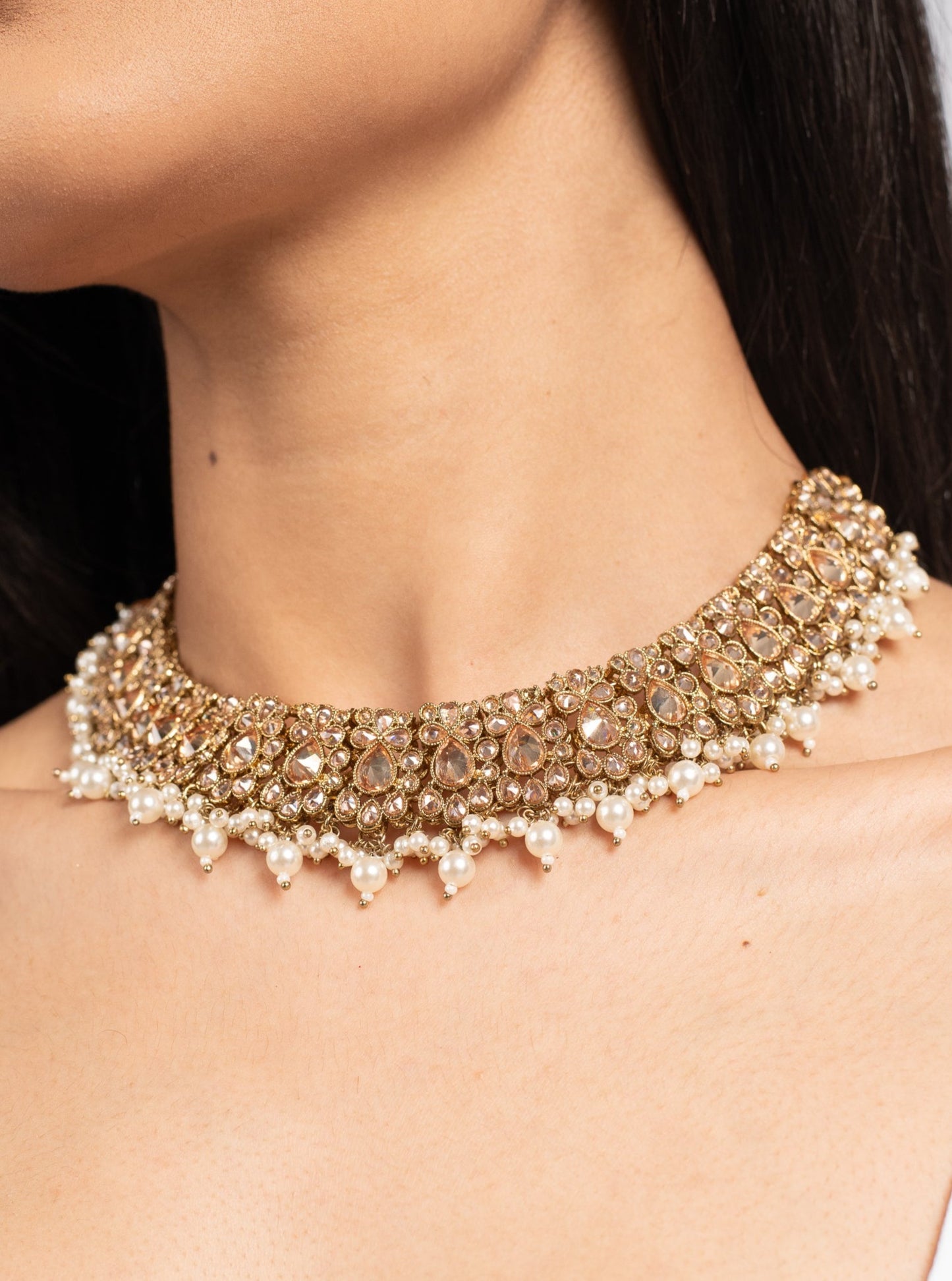 Cream Kiara Choker