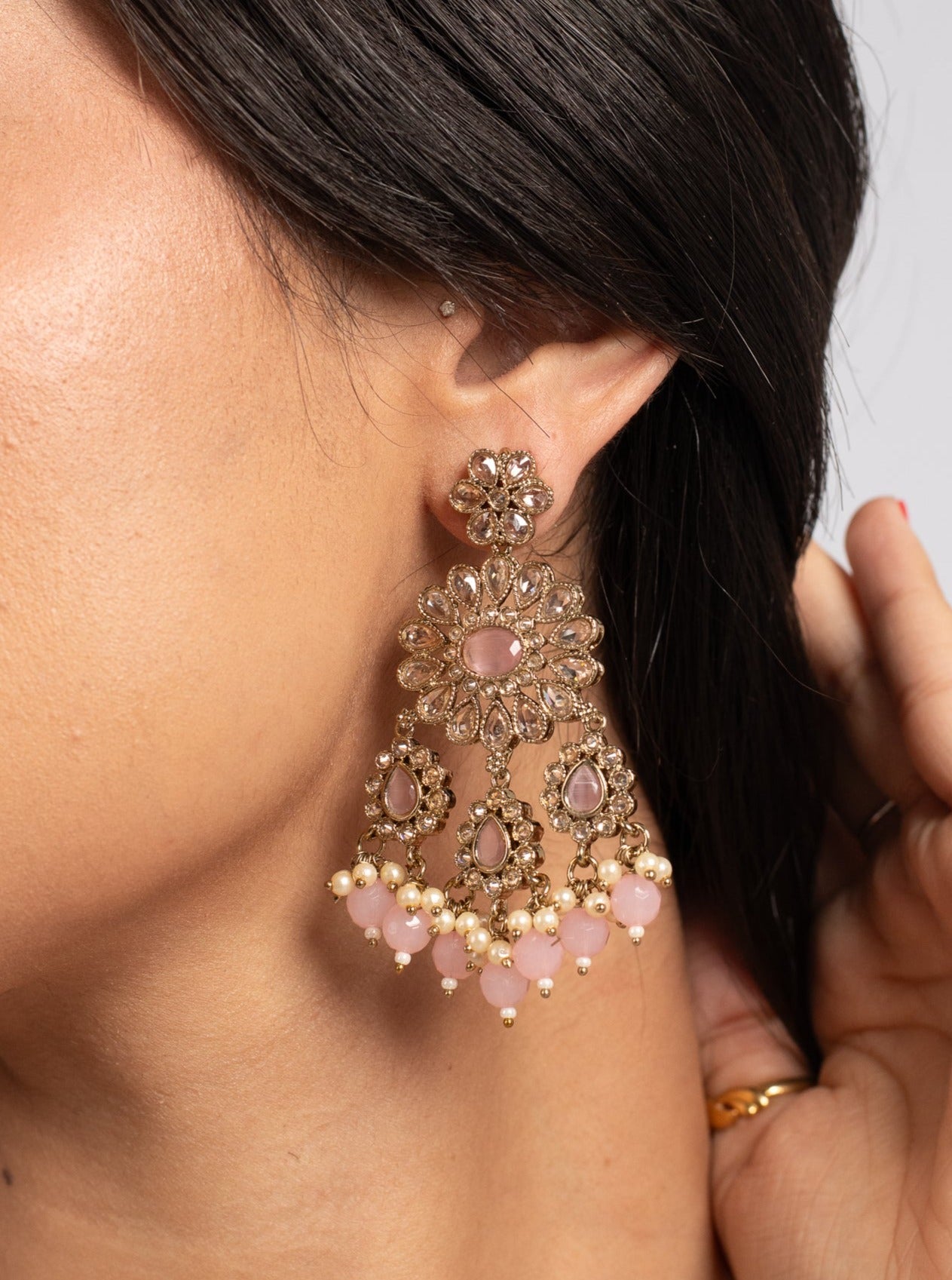 Pink Aysha Tikka Set