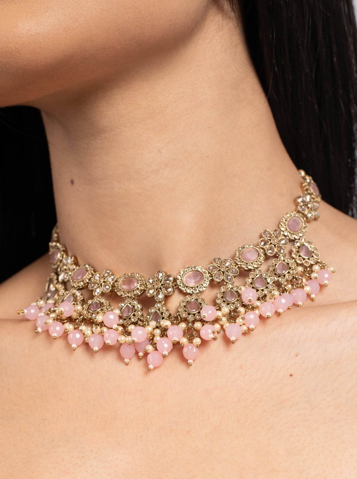 Pink Aysha Choker