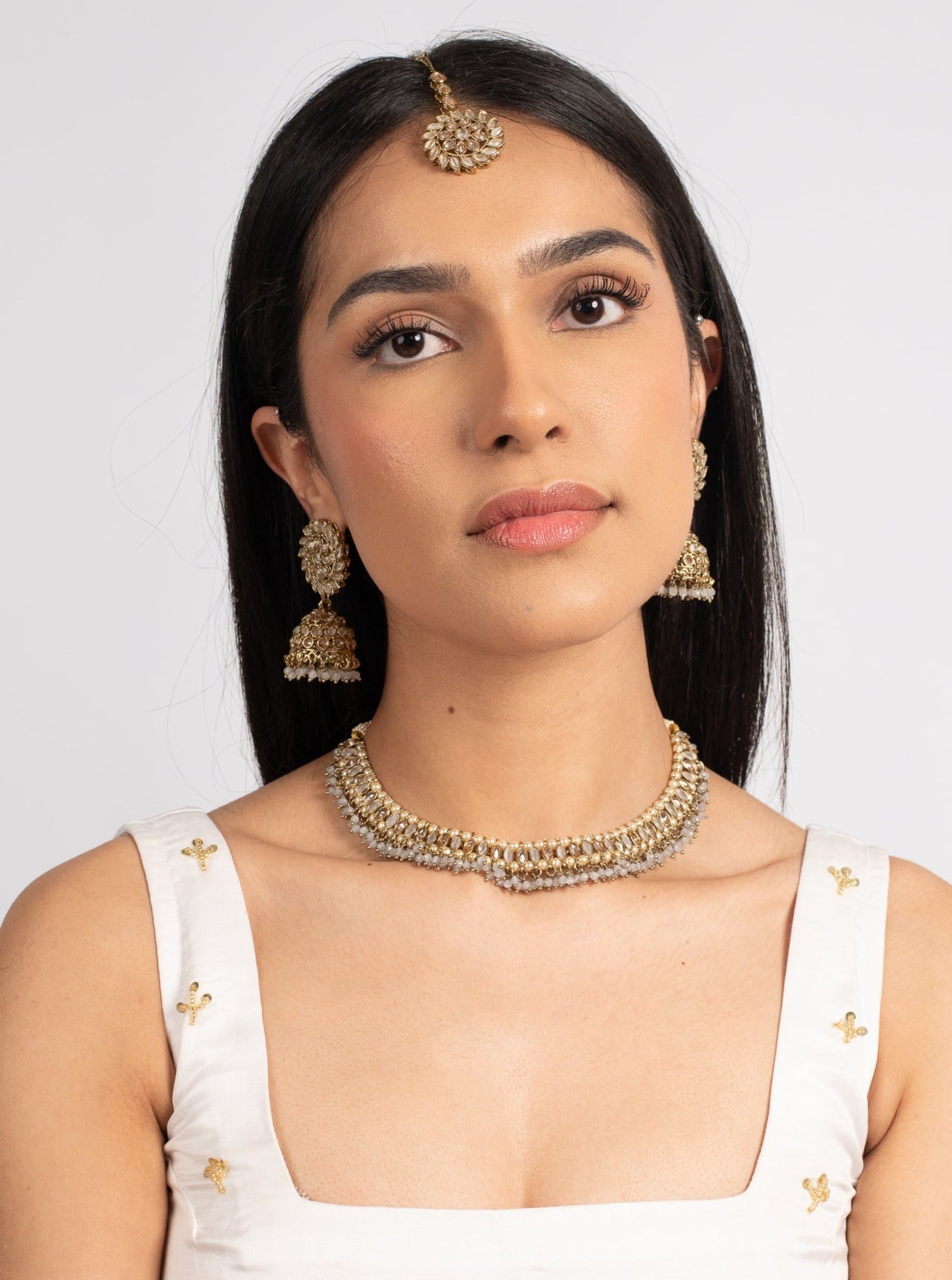 Grey Aztec Choker