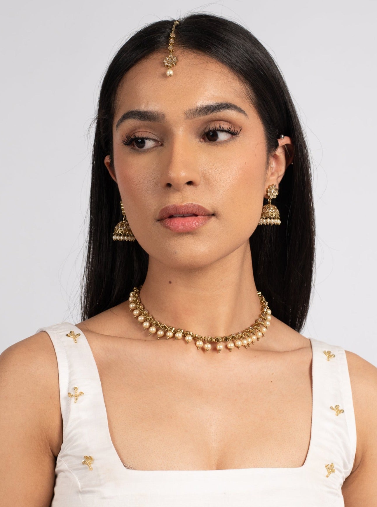 Champagne Dainty Tikka Set