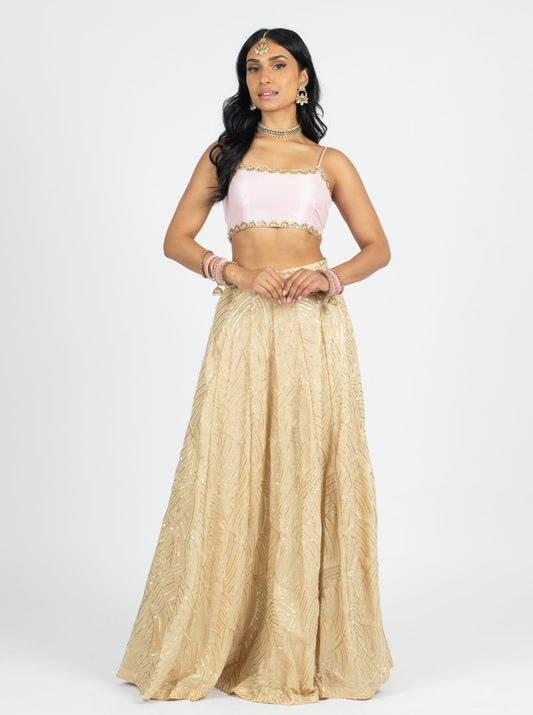 Champagne Divya Skirt