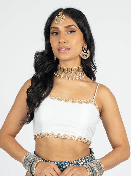 White Khloe Blouse