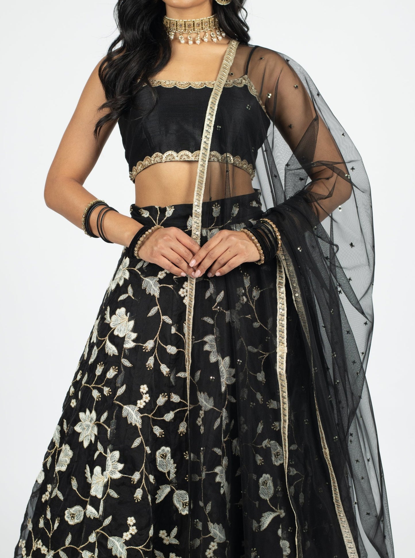 Onyx Cluster Dupatta