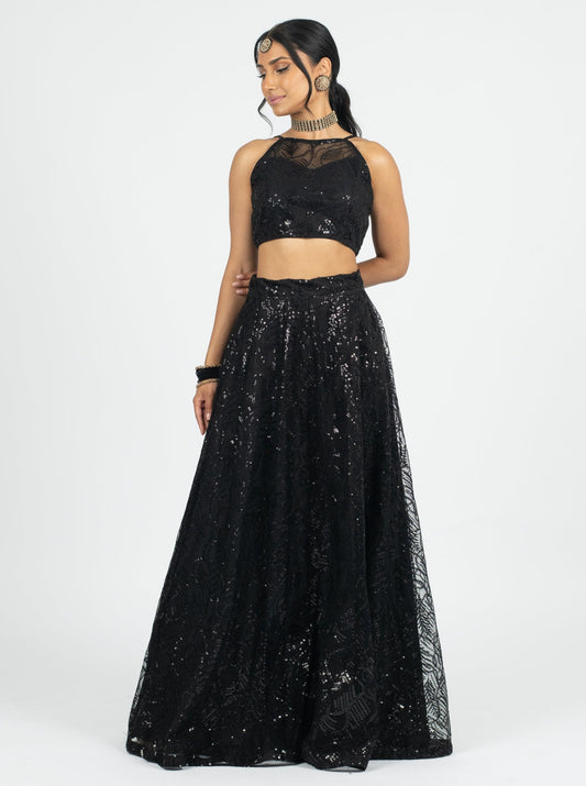 Black Cirrus Skirt