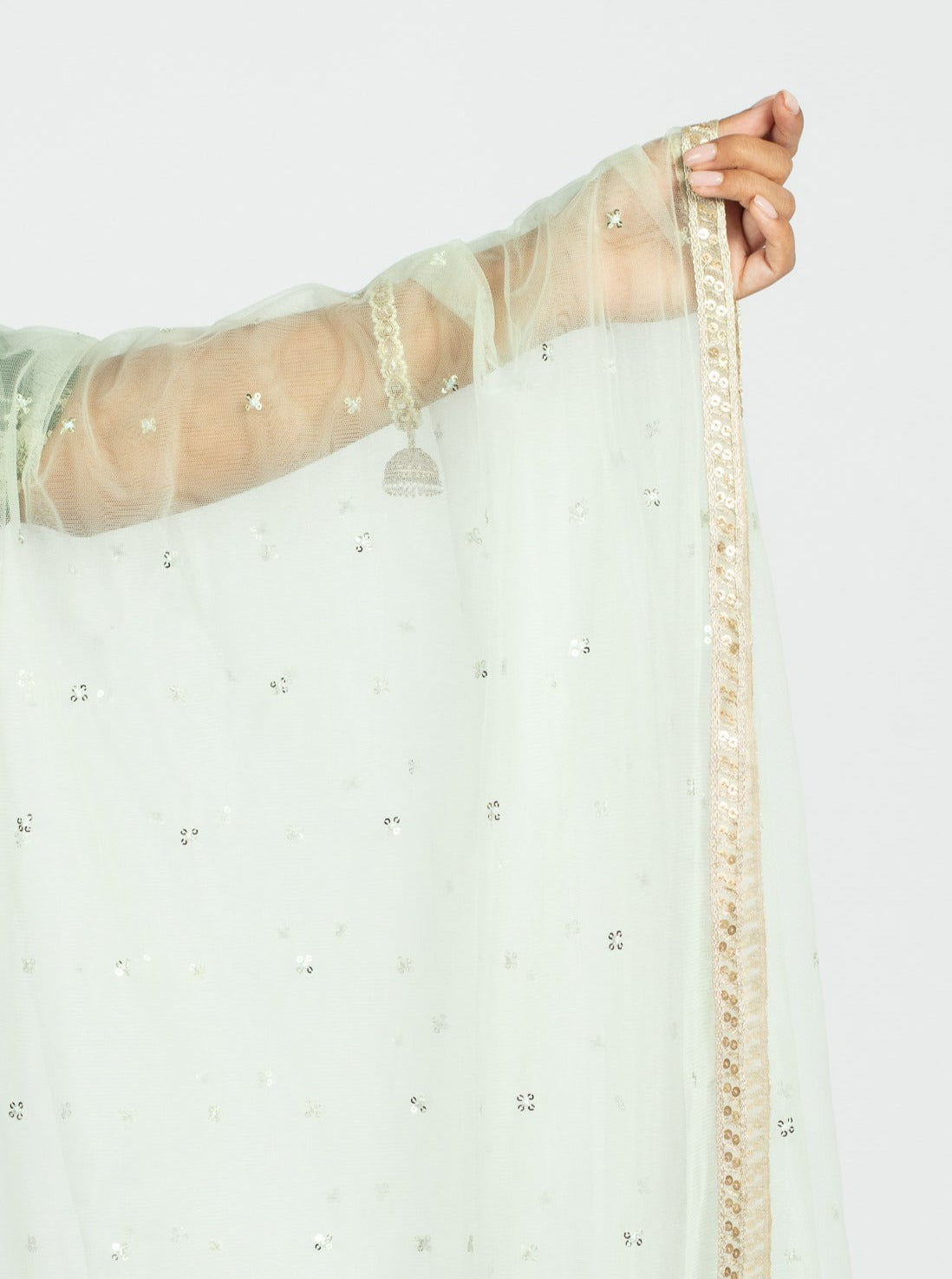 Sage Cluster Dupatta