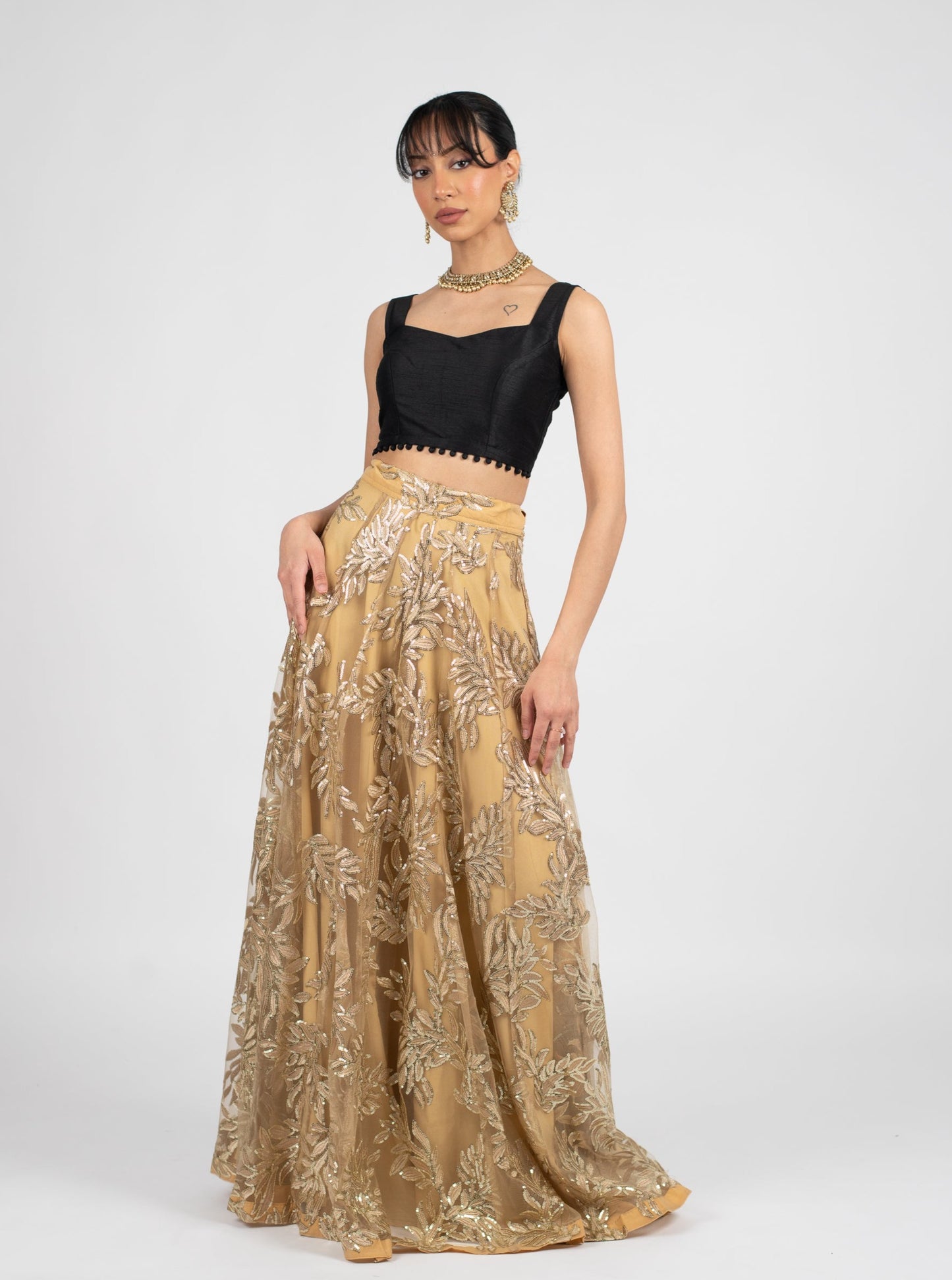 Gold Gilded Skirt