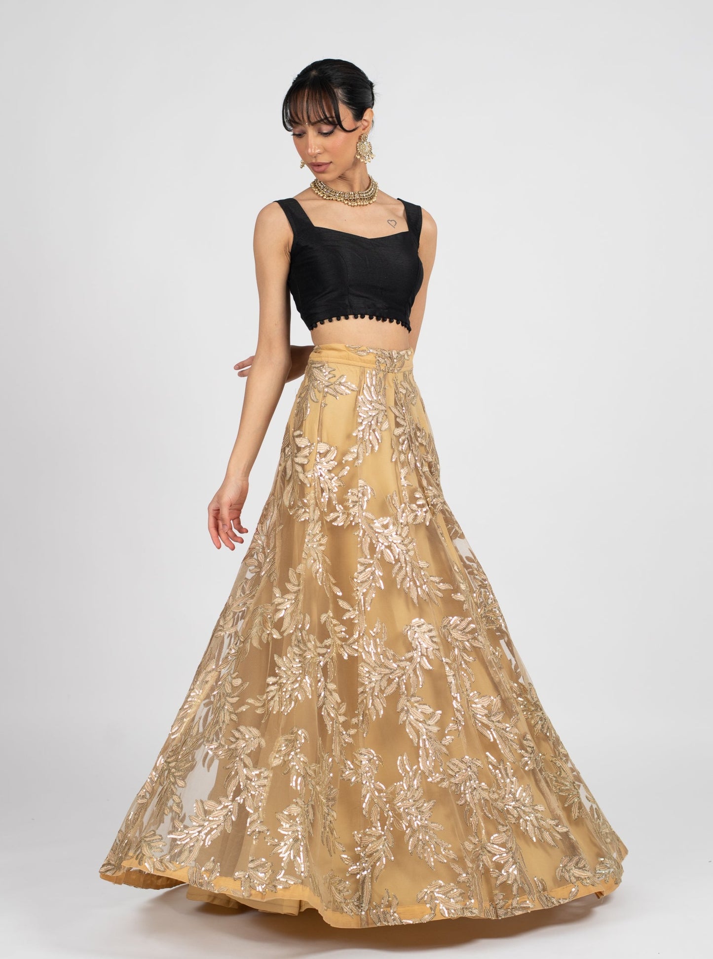 Gold Gilded Skirt