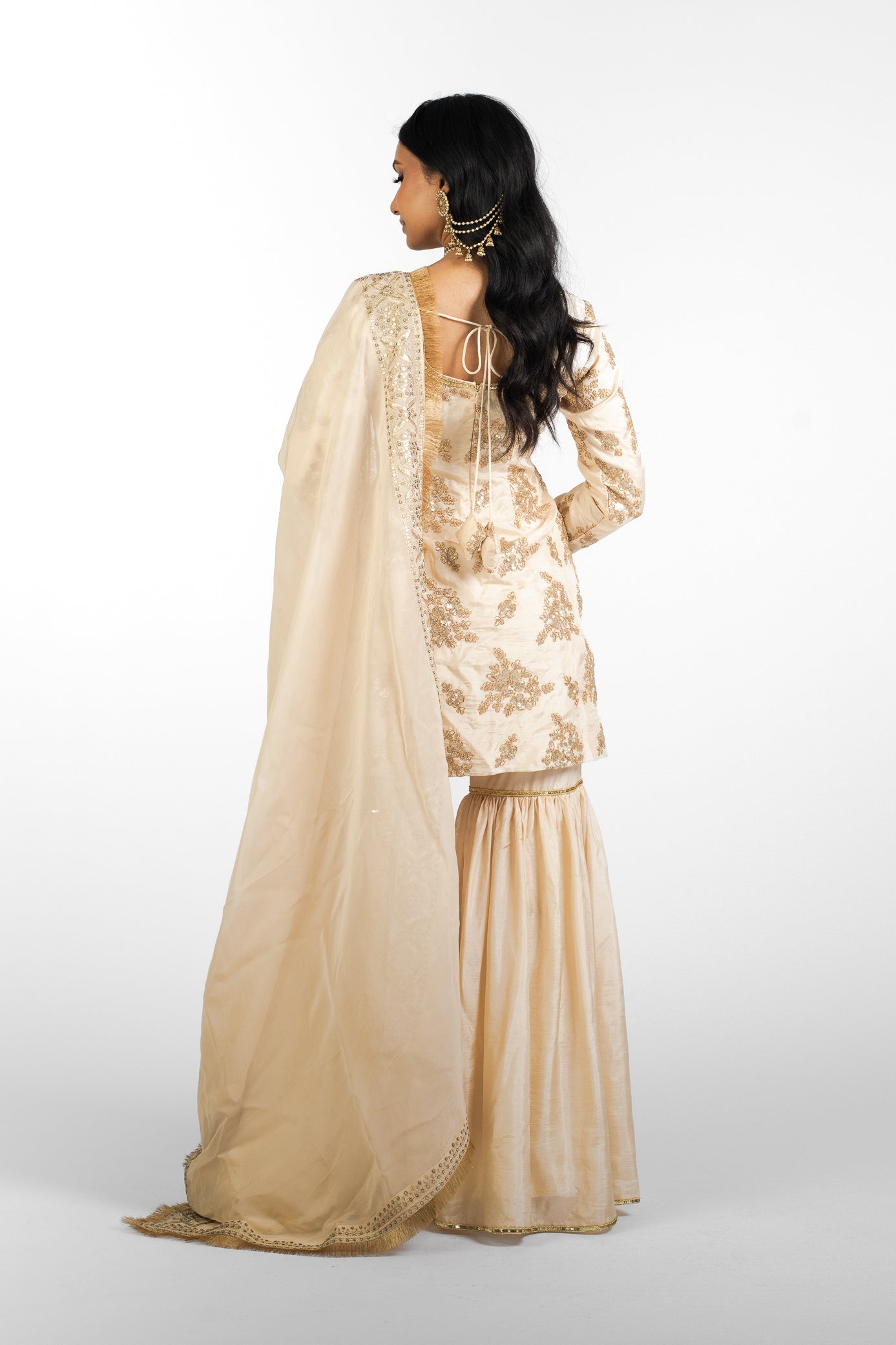 Champagne Ryna Suit and Dupatta