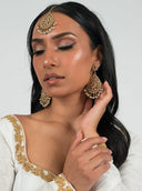 Mini Cream Elyse Tikka Set - The Saree Room