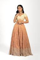 Apricot Sheen Skirt