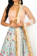 Cream Fringe Dupatta