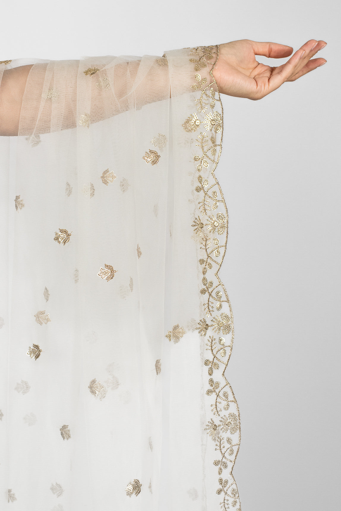 Cream Enchanted Dupatta