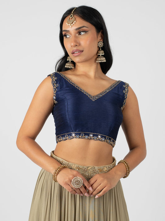 Navy Shisha Blouse