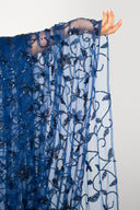 Navy Raina Easy-Drape Saree