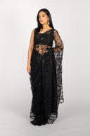 Onyx Raina Easy-Drape Saree - The Saree Room