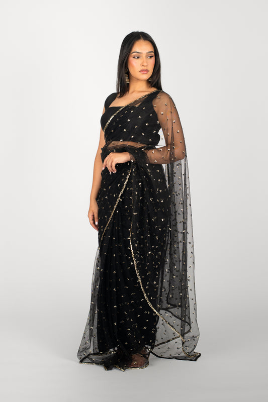 Onyx Tara Easy-Drape Saree