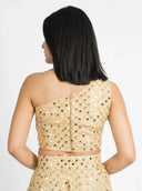 Sand Lustrous Blouse