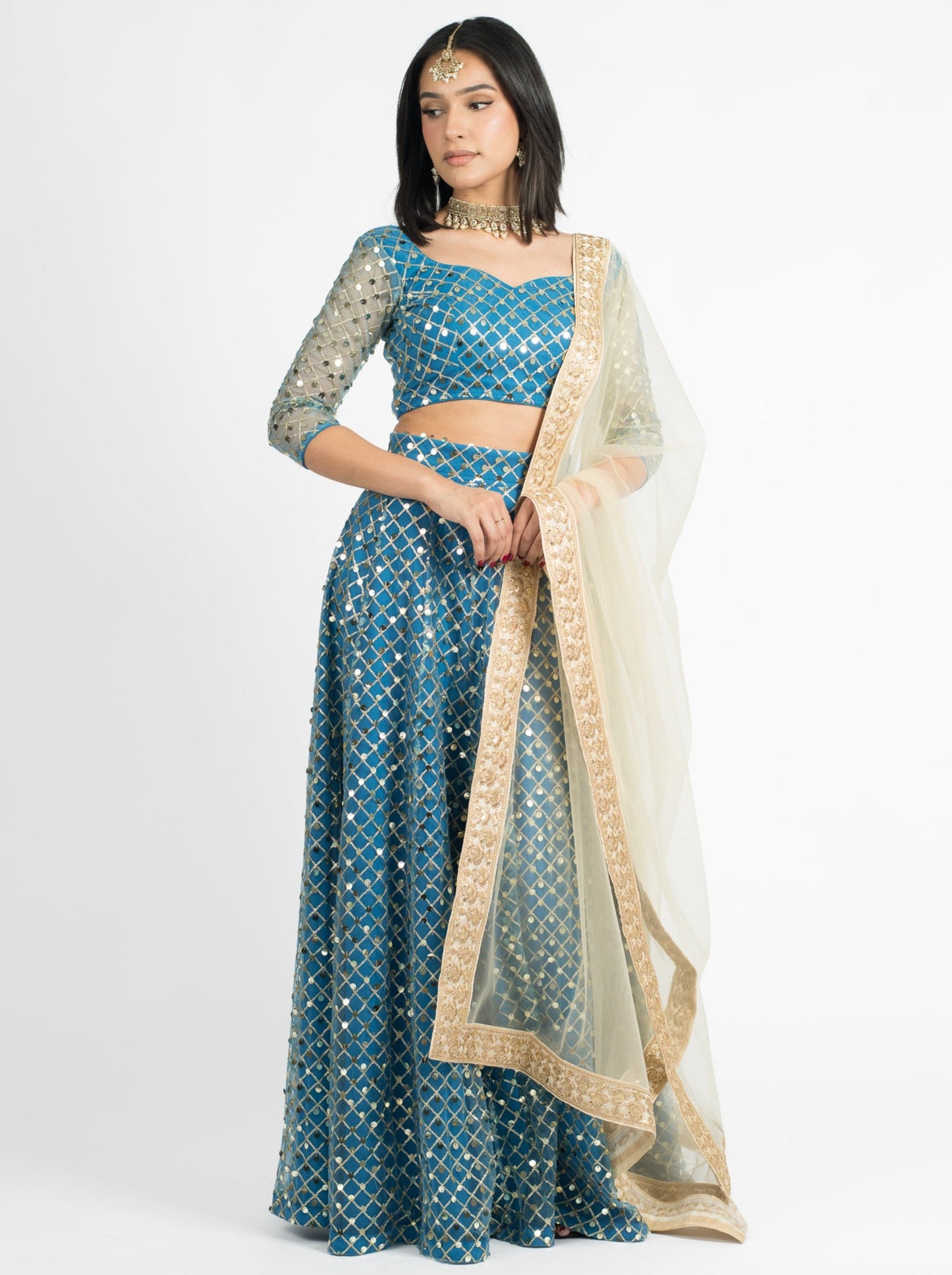 Azure Lustrous Skirt