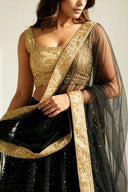 Taupe Leia Handwork Blouse - The Saree Room