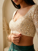 Crème Mirabel Blouse