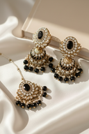 Black Pearl Amulet Tikka Set