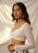 Long Sleeve Adore Blouses - The Saree Room