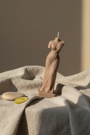 The Saree Candle® | Taupe