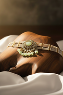 Mint Pearl Amulet Choker