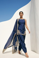 Navy Empress Suit and Dupatta