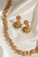 Sage Mini Moti Cluster Set - The Saree Room