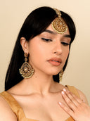 Cream Elyse Tikka Set - The Saree Room