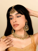 Cream Elyse Tikka Set - The Saree Room