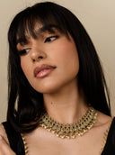 Champagne Falak Choker - The Saree Room
