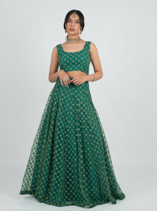 Emerald Gala Skirt