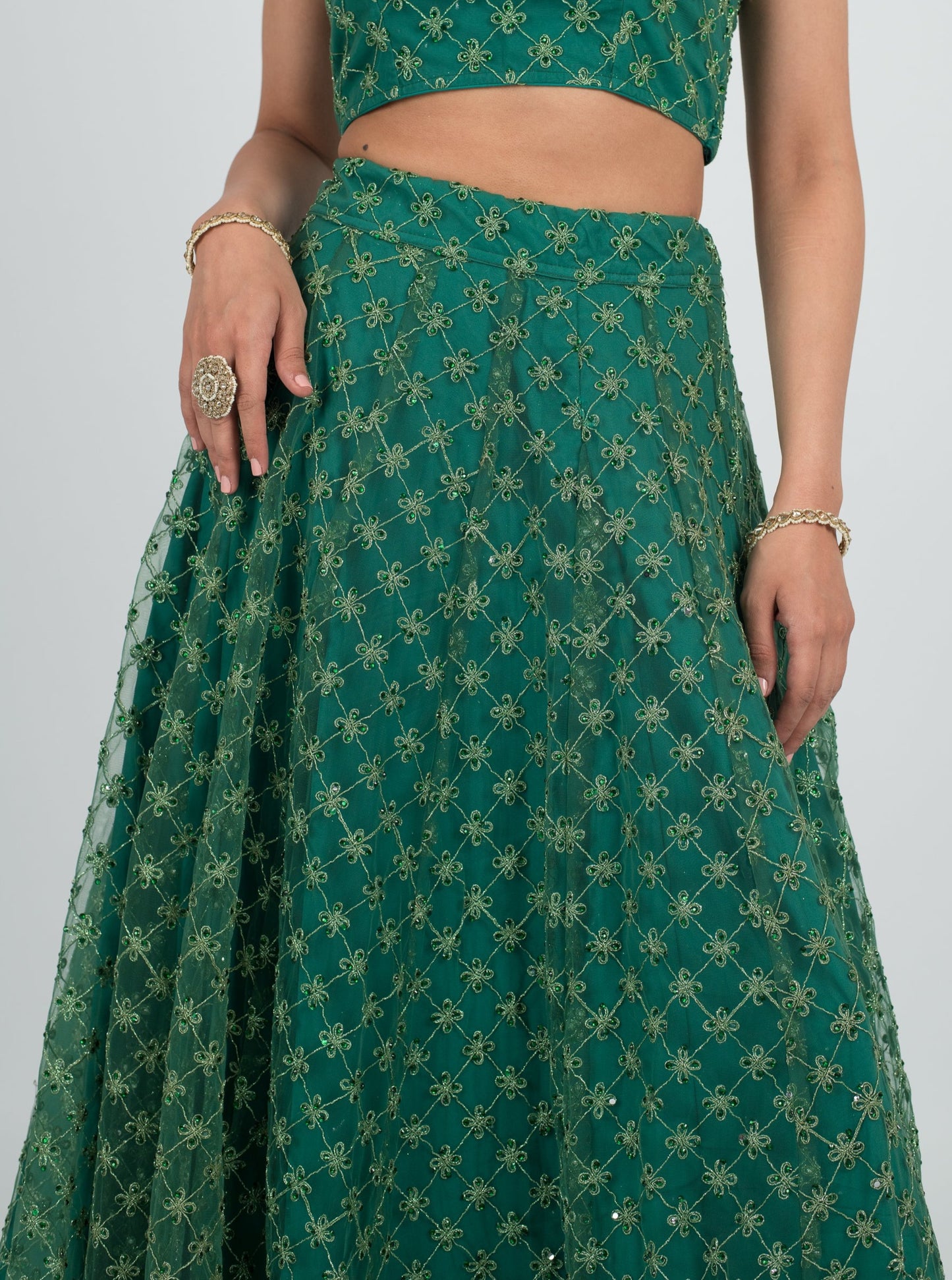 Emerald Gala Skirt