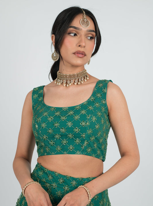 Emerald Gala Blouse