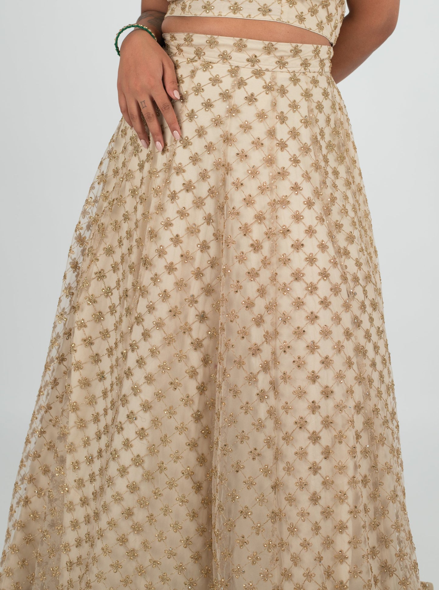 Cream Gala Skirt